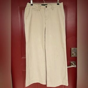 RALPH LAUREN s6 wide leg khaki pants Gently loved! 29” inseam, 9” rise